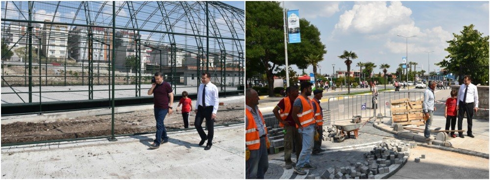 Başkan Yücel Yılmaz'dan, projelere yakın takip