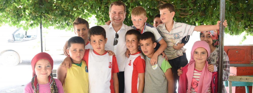 Başkan Yücel Yılmaz, çocukları ve gençleri kırmadı