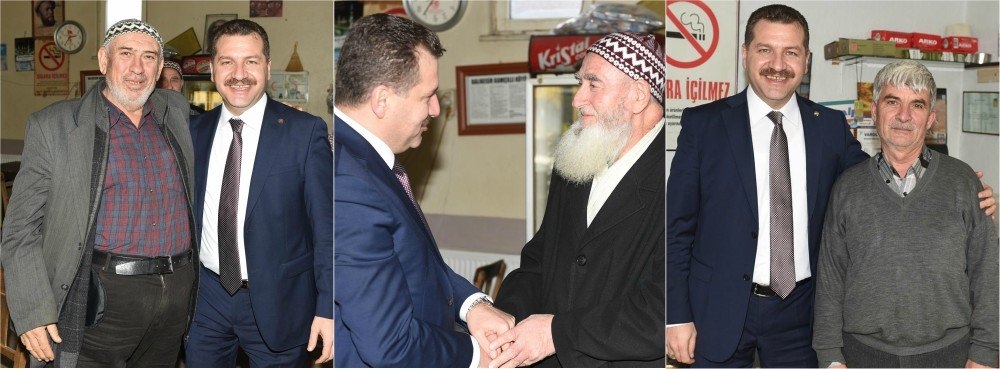 Başkan Yılmaz, çat kapı kırsalda