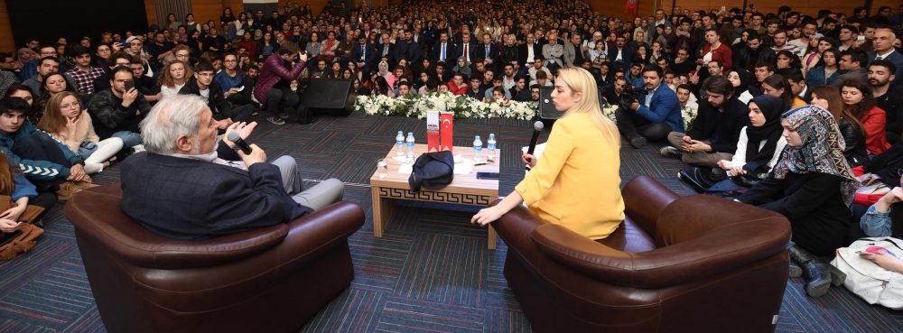 Karesi'de İlber Ortaylı İzdihamı