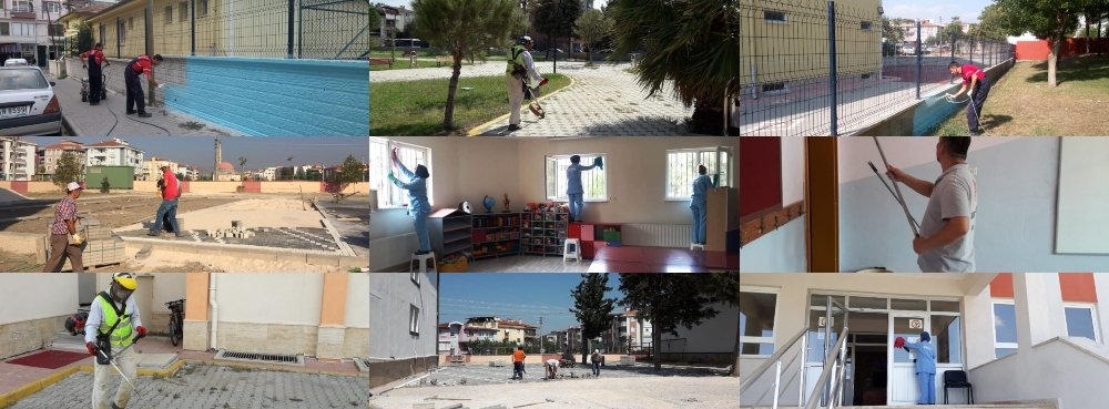 Karesi'de okullar yeni döneme hazırlanıyor