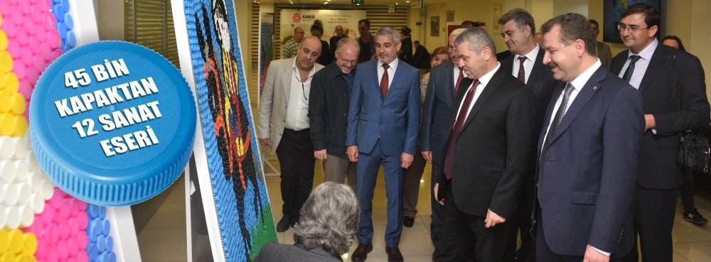 45 bin kapaktan 12 sanat eseri