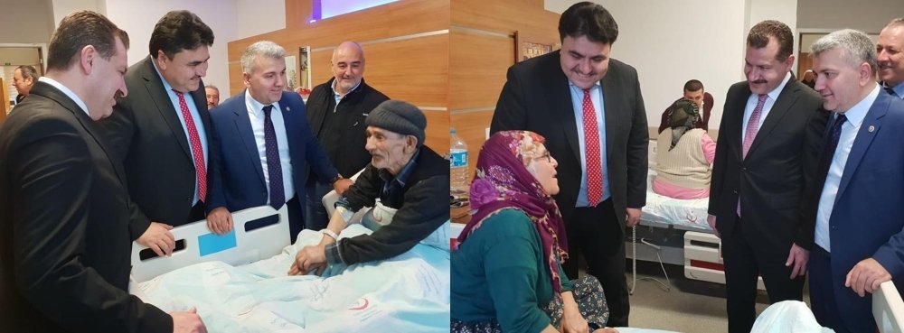 Yücel Yılmaz’dan Havran’da hasta ziyareti