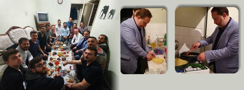 Başkan Orkan Gençlere Sahur Yemeği Yaptı