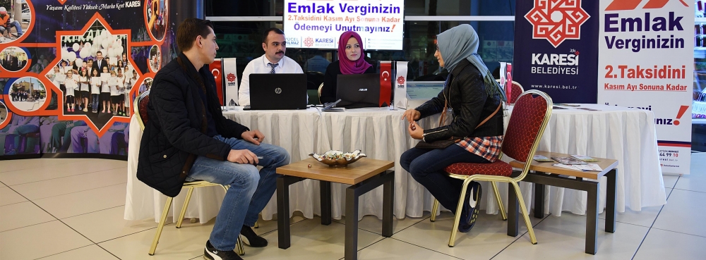 Karesi, Yay/ada'da ödeme noktası kurdu