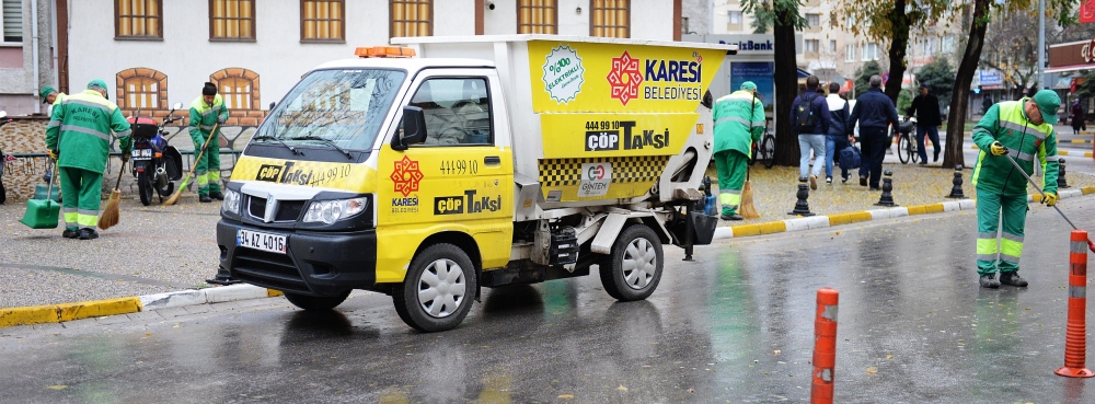 Karesi'de sonbahar temizliği