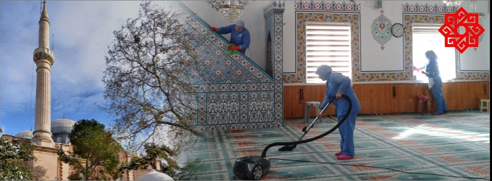 Karesi’deki 122 cami rutin olarak temizleniyor