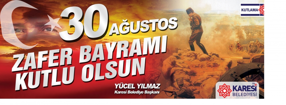 Başkan Yücel Yılmaz, “30 Ağustos Zafer Bayramı” münasebetiyle bir mesaj yayımladı