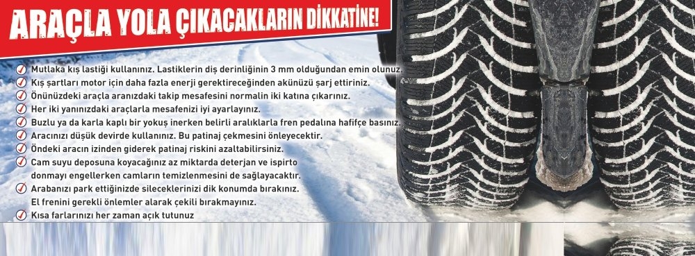 Araçla yola çıkacakların dikkatine!