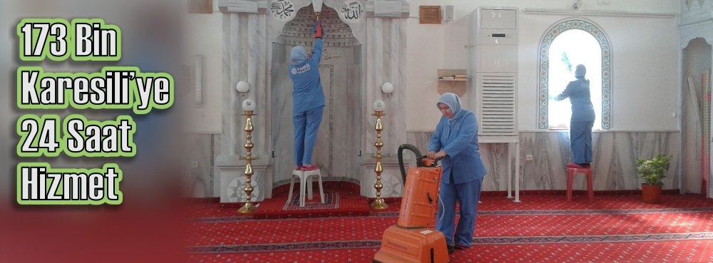 173 bin Karesili'ye 24 saat hizmet