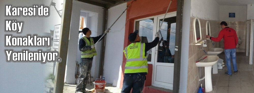 Karesi'de köy konakları yenileniyor