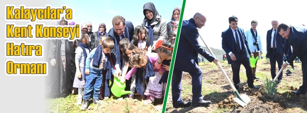 Kalaycılar'a Karesi Kent Konseyi Hatıra Ormanı