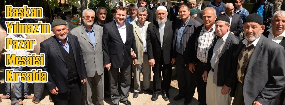 Başkan Yılmaz'ın Pazar mesaisi kırsalda