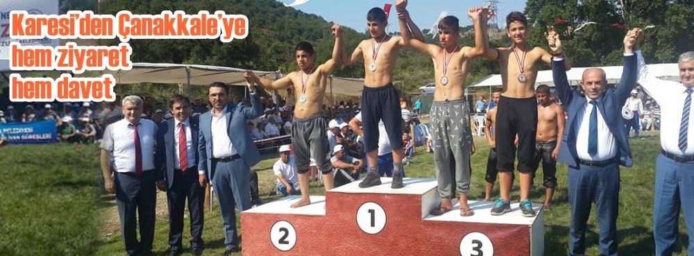 Karesi’den Çanakkale’ye hem ziyaret hem davet