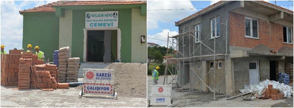 Karesi'de köy konakları yenileniyor