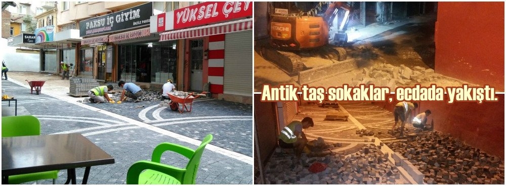 Antik taş sokaklar ecdada yakıştı