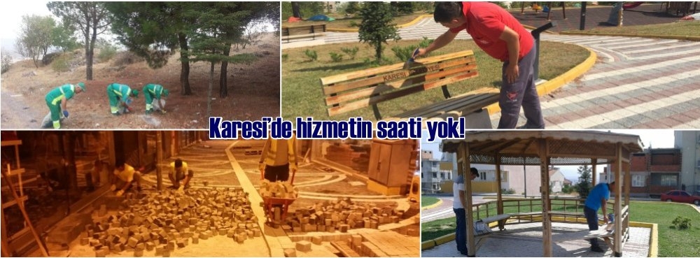 Karesi'de hizmetin saati yok