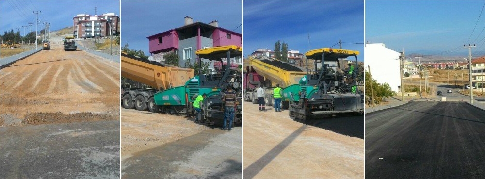 Toprak yollar bir bir asfalt oluyor