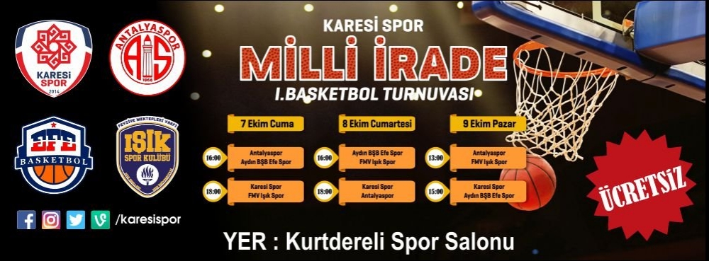 Karesi'den Milli İrade Turnuvası