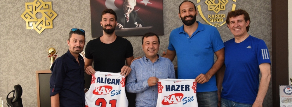 Karesi, Hazer Avcı ve Alican Güney’i renklerine bağladı