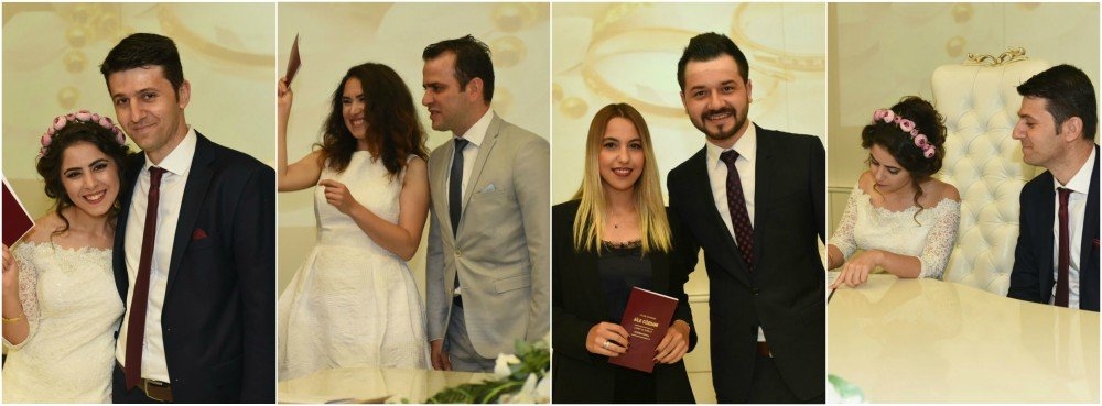 Karesili 17 çift 7.7.2017'de 'evet' dedi