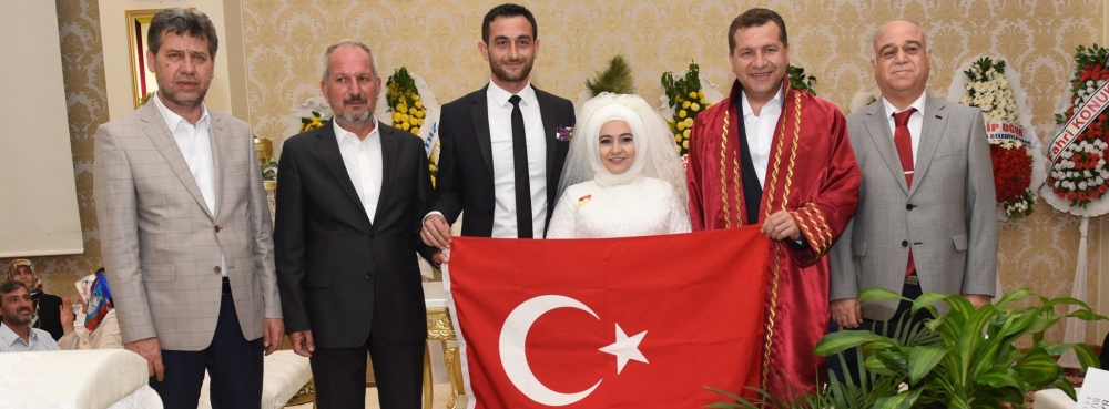 Kasım Bostan'ın danışmanı Nurullah Şahin'in mutlu günü