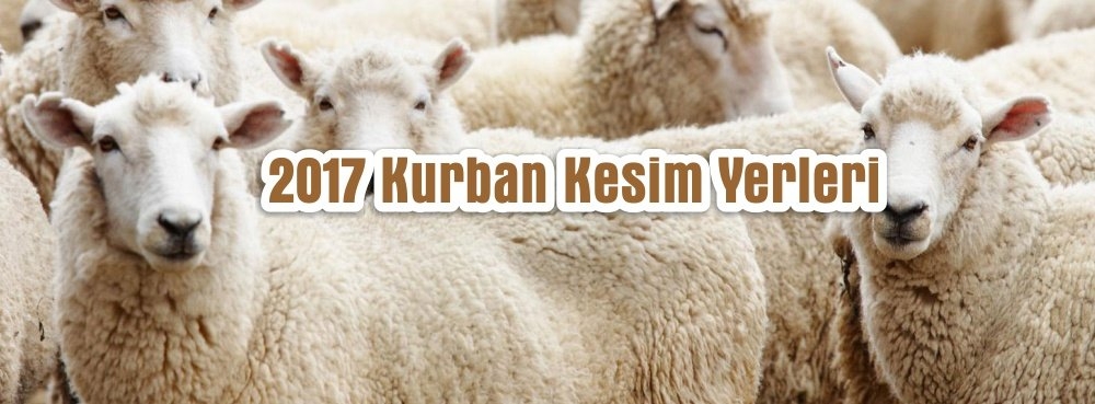 2017 Yılı Karesi İlçesi Kurban Kesim Hizmetleri Komisyonunca Belirlenen Kurban Yerleri