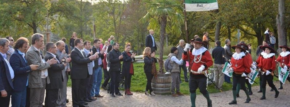 Karesi, Schwabisch Hall'de idari yapıyı inceliyor