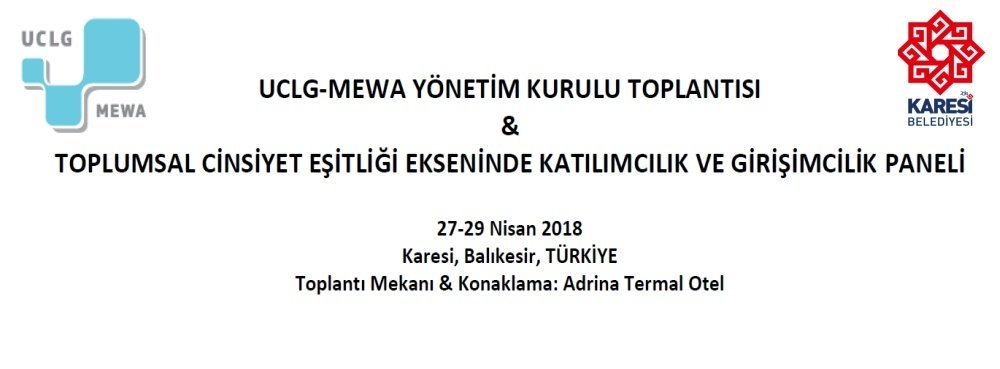 UCLG -MEWA KARESİ'DE TOPLANIYOR