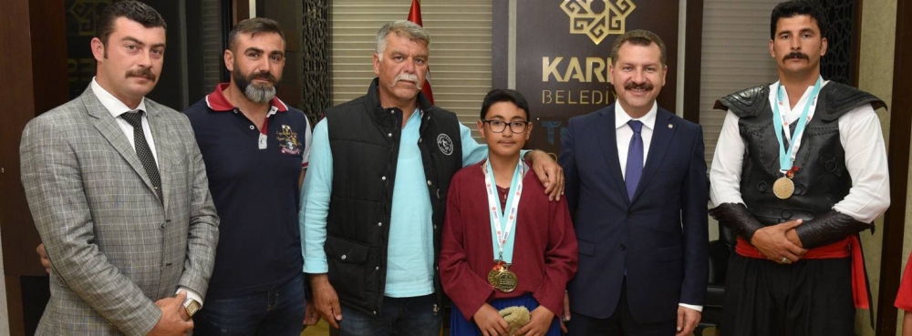 Etnospor'un 1. ve 2'ncisi Başkan Yücel Yılmaz'ın konuğu