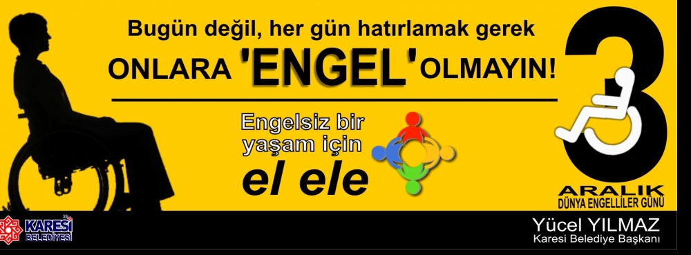 Engelsiz bir yaşam için el ele