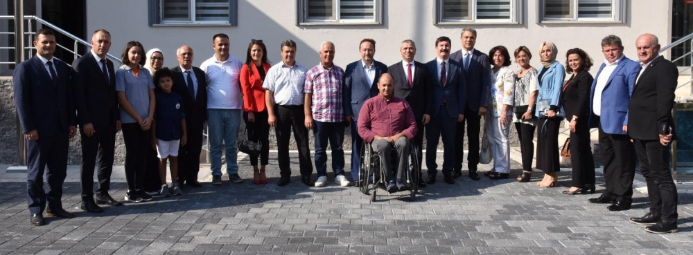 Başkan Orkan ve Kent Konseyi’nden Kaymakam Demir’e ziyaret