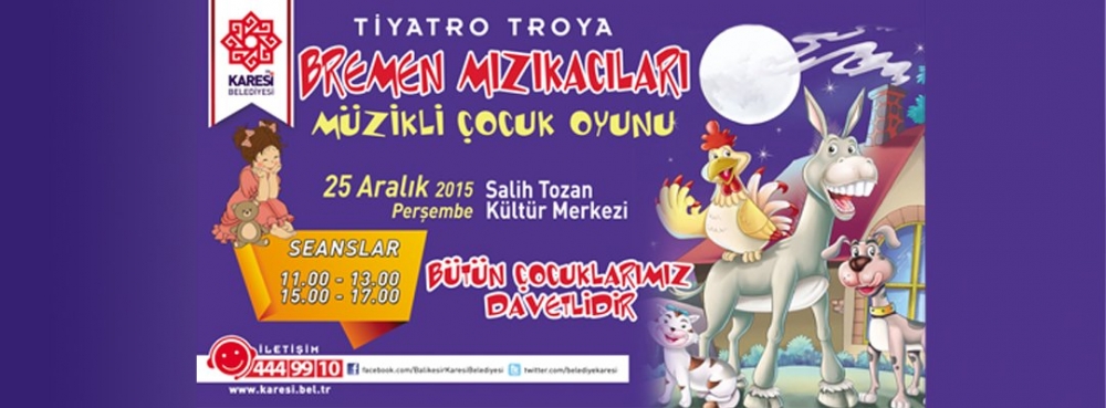 Bremen Mızıkacıları Müzikli Çocuk Oyunu