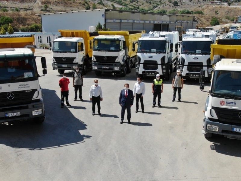 KARESİ BELEDİYESİ ARAÇ PARKINI GÜÇLENDİRİYOR