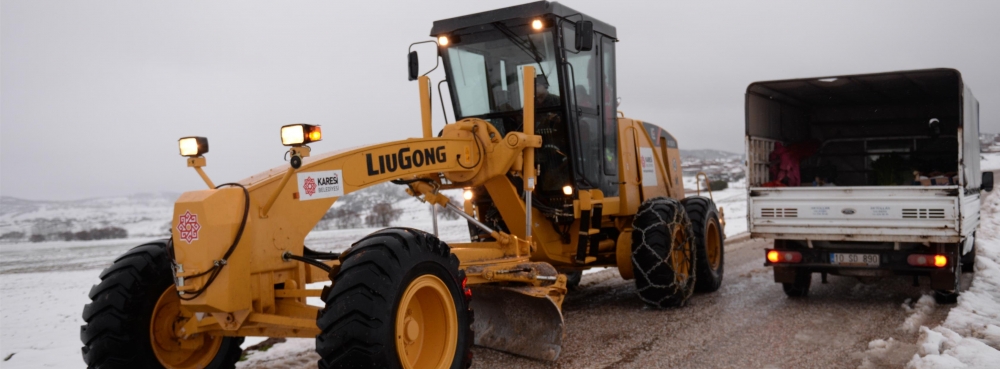 Karesi'de kar seferberliği