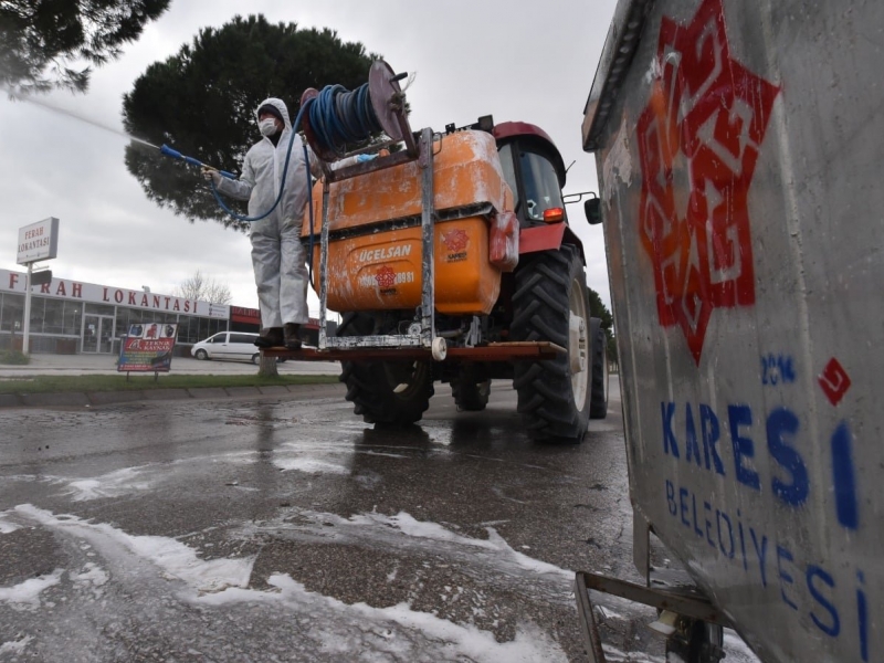 KARESİ’DE PANDEMİ MÜCADELESİ SÜRÜYOR