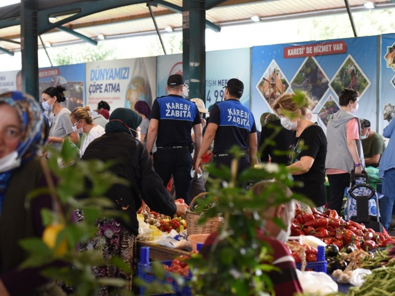 KARESİ ZABITASI PANDEMİ DENETİMLERİNİ SÜRDÜRÜYOR