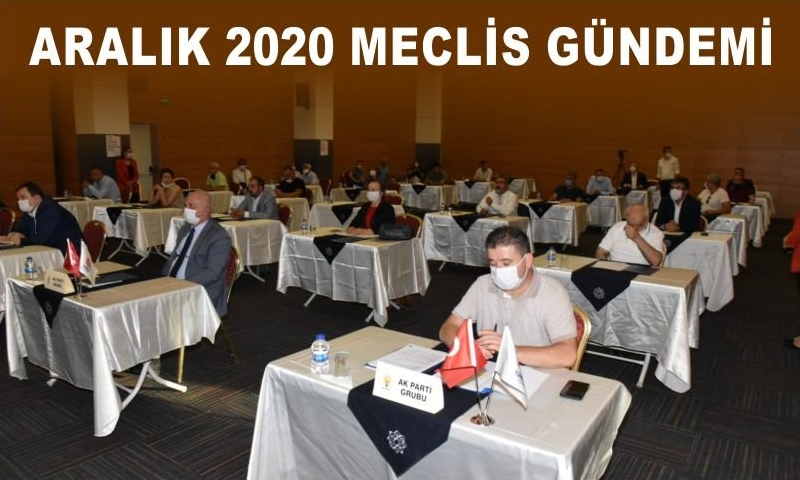 ARALIK 2020 MECLİS GÜNDEMİ