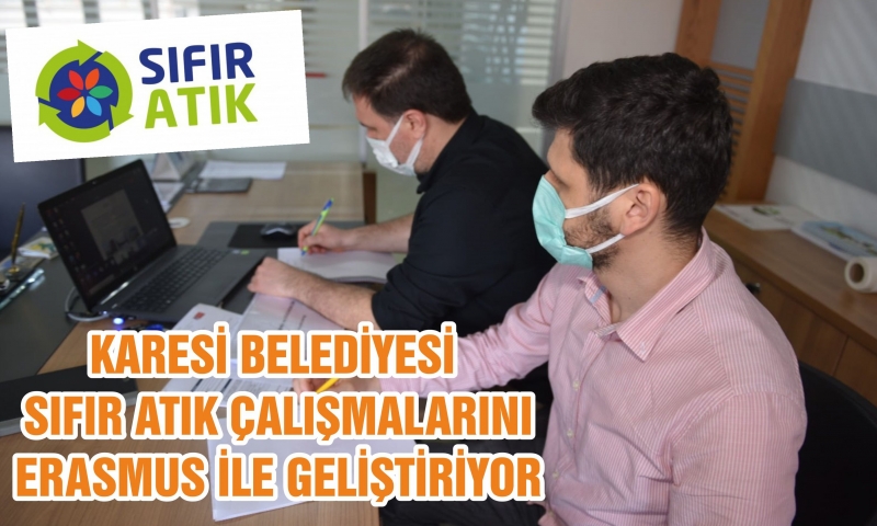 KARESİ BELEDİYESİ SIFIR ATIK ÇALIŞMALARINI ERASMUS İLE GELİŞTİRİYOR