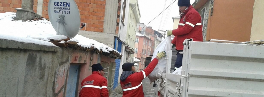 Karesililerin evi de yüreği de ısınıyor