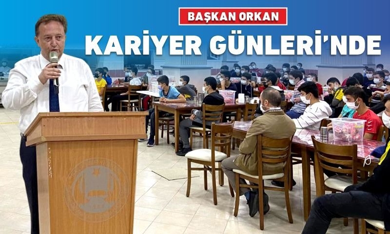 BAŞKAN ORKAN ÖĞRENCİLERLE BULUŞTU