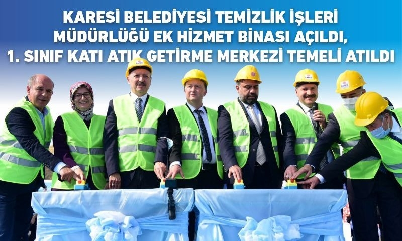 DAHA TEMİZ VE YEŞİL KARESİ İÇİN AÇILIŞ VE TEMEL ATMA TÖRENİ YAPILDI