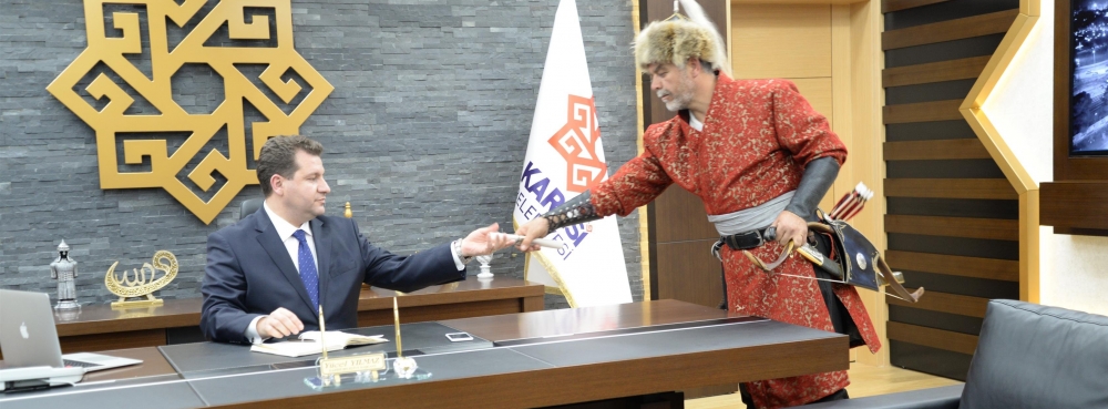 Başkan Yılmaz'a Kara İsa Beyden ferman