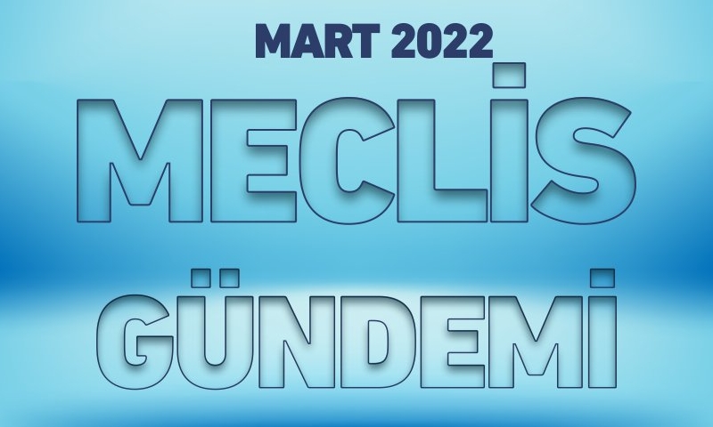 MART 2022 MECLİS GÜNDEMİ