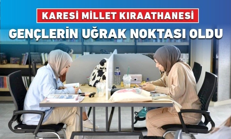 BAŞKAN ORKAN’DAN MİLLET KIRAATHANESİ’NDEKİ GENÇLERE ZİYARET