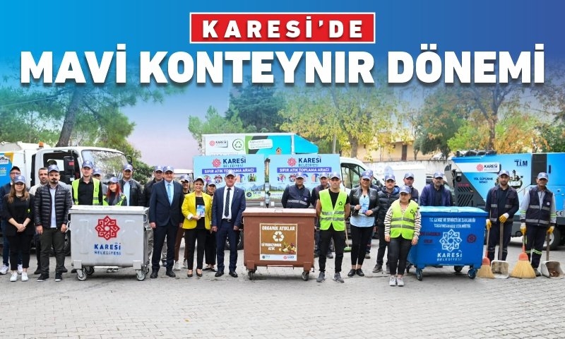 KARESİ BELEDİYESİ’NDEN SIFIR ATIK İÇİN GERİ DÖNÜŞÜM KONTEYNIRI