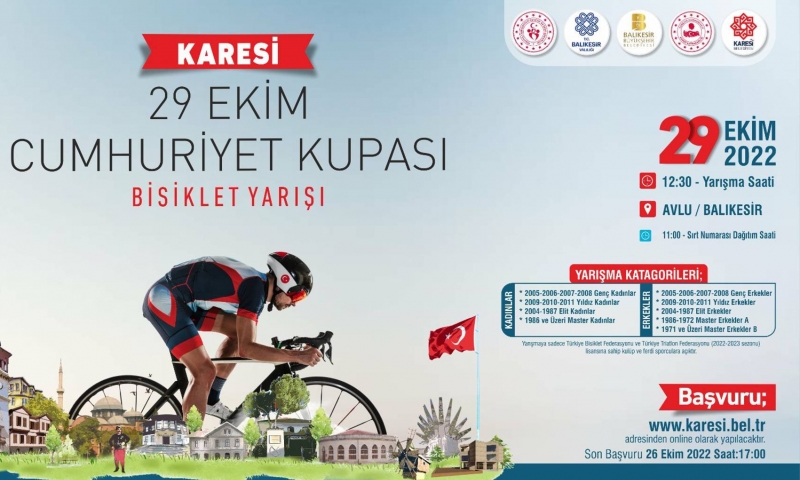 2.KARESİ 29 EKİM CUMHURİYET KUPASI BİSİKLET YARIŞI