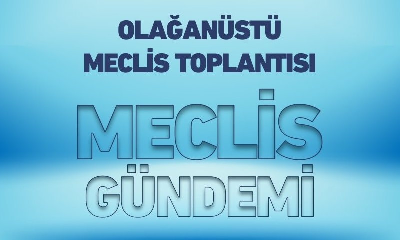 OLAĞANÜSTÜ MECLİS TOPLANTISI