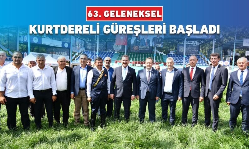 63. GELENEKSEL KURTDERELİ GÜREŞLERİ BAŞLADI