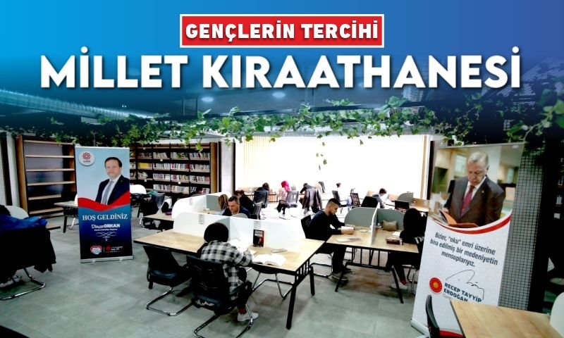 GENÇLERİN TERCİHİ KARESİ MİLLET KIRAATHANESİ